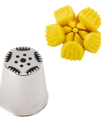 Douille à pâtisserie décor fleur