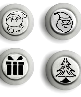 Coffret 8 douilles décor spécial Noël