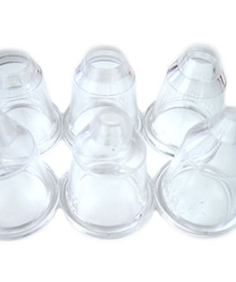 Douilles unies (x 6)