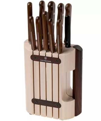 Victorinox Wood 5.1150.11, ensemble de 11 couteaux, érable