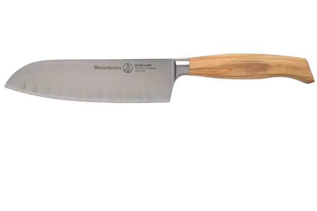 Messermeister Oliva Luxe LX610-16K santoku avec fossettes, 16 cm