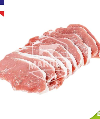 Tranches fines de filet de porc bio 350g
