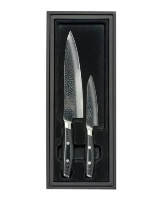 Yaxell Tsuchimon 36751, coffret cadeau 2 pièces couteau de chef et couteau utilitaire