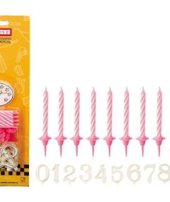 Bougies d'anniversaire + Nombres