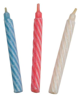 Bougies d'anniversaire