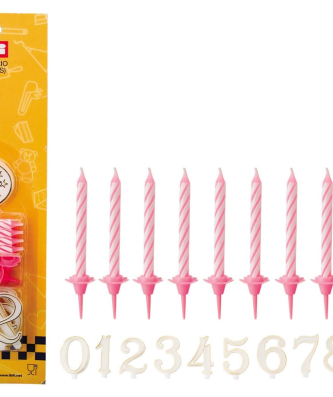 Bougies d'anniversaire + Nombres