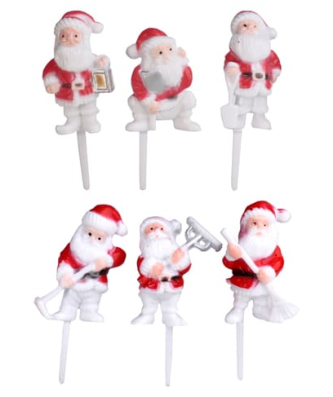 Pères Noël 6 modèles assortis (x 72)