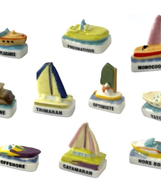 Fèves - Bateaux et voiliers