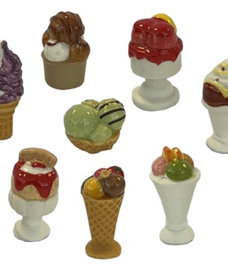 Fèves "Coupes Glacées"