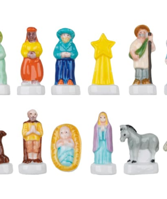 Fèves - Crèche santons tradition