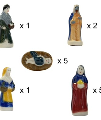 Fèves - Santons 14 modèles