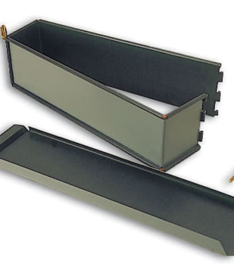 Moule à pâté long uni fond