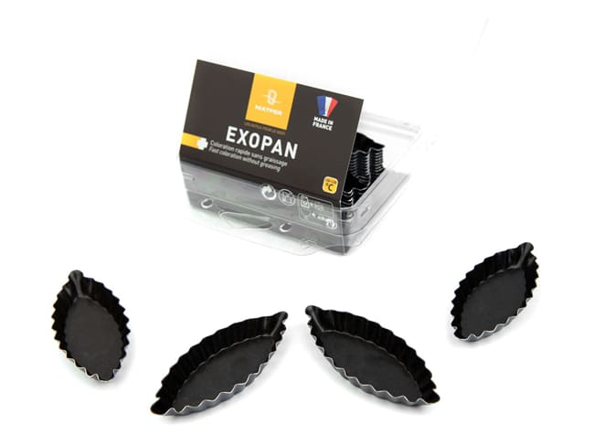 Moule barquette cannelée