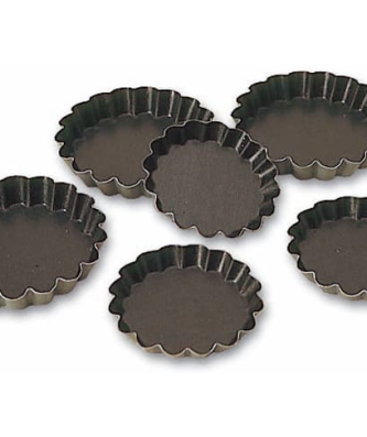 Moule Tartelette ronde cannelée
