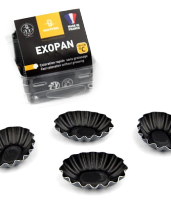 Petit four ovale à côtes (x 25)