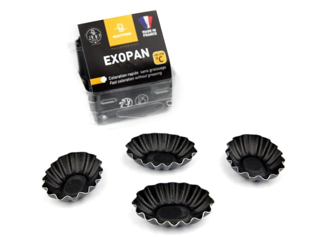 Petit four ovale à côtes (x 25)