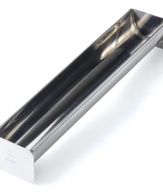 Moule à bûche inox demi-ronde