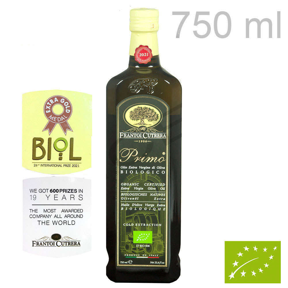Bio Primo Olivenöl 750 ml nativ Extra Tonda Iblea - Frantoi Cutrera