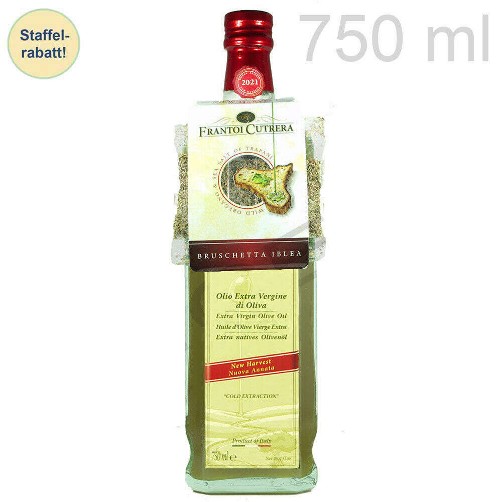 Frescolio 2022/23 Olio Novello Fresco di Frantoio frisches Olivenöl 750 ml - Cutrera