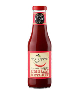 Mr Organic Ketchup au piment bio végétalien, 480g