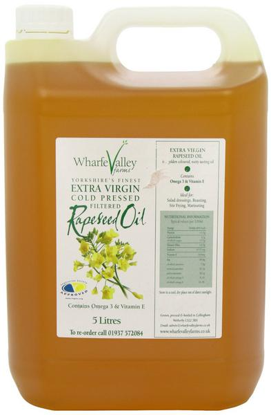Wharfe Valley Farms Rapeseed Oil 5l