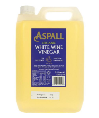 Aspall Vinaigre de Vin Blanc Bio 5l