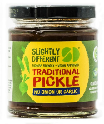 Slightly Different Foods Cornichon traditionnel à base de plantes 188g