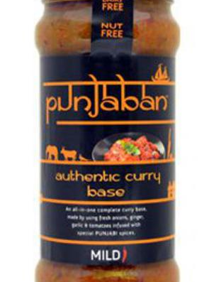 Punjaban Authentic Curry Base Doux Sans Gluten 350g