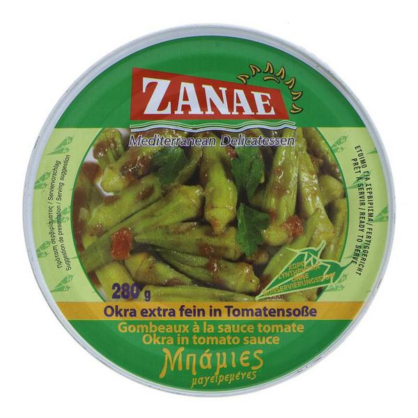 ZANAE Gombo en Sauce Tomate Plats Préparés Vegan 280g