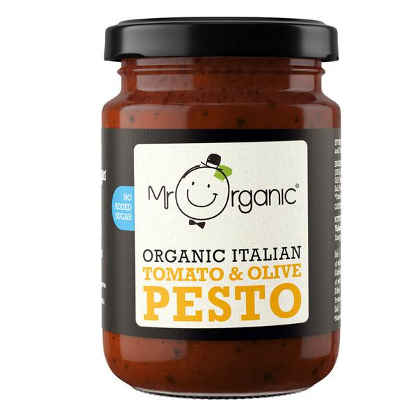 Mr Organic Tomate & Olive Pesto 130g