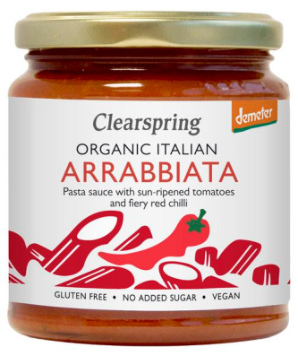 Clearspring Sauce Arrabbiata Bio Vegan, 300g