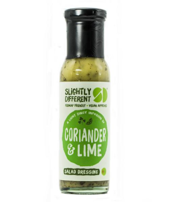 Slightly Different Foods Vinaigrette à Base de Coriandre et Citron Vert 240g