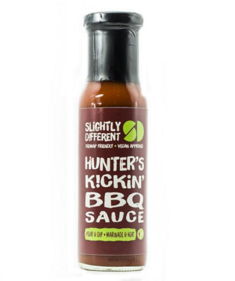 Slightly Different Foods Sauce BBQ Hunter's Kickin' à base de plantes 250g