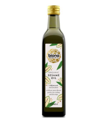 Biona Sésame Huile Pressée à Froid Bio 500 ml