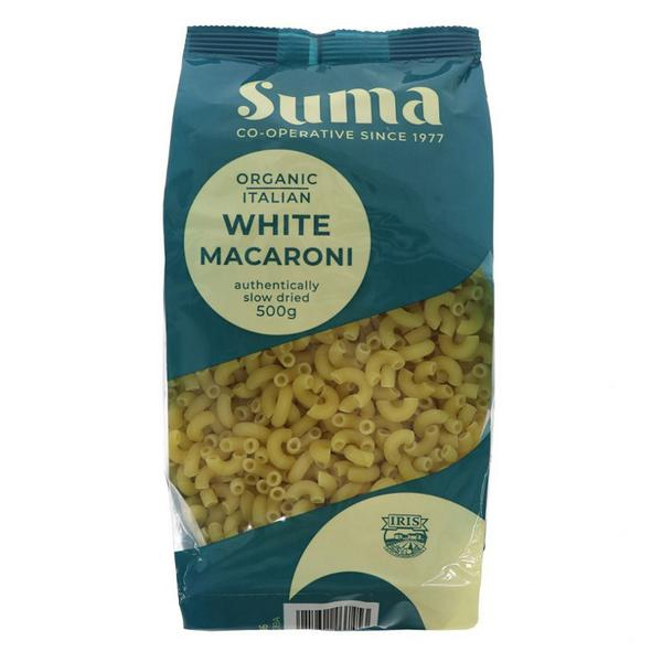 Pâtes Macaroni Blanc Bio Suma 500g