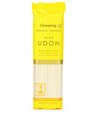 Nouilles Udon Larges Bio Clearspring Vegan, 200g