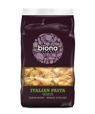 Biona Pâtes Fusilli Blanches Bio 500g