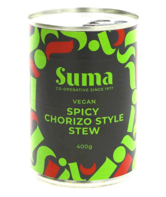 Suma Spicy Chorizo ​​Style Ragoût Végétalien 400g