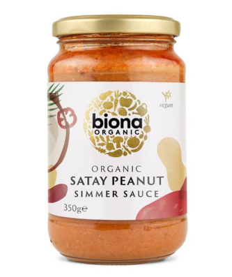 Biona Sauce Saté aux Cacahuètes Bio 350g