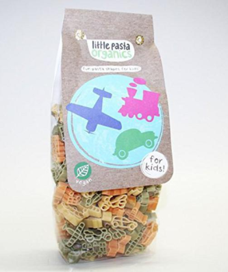 Little Pasta Organics Formes de Pâtes de Voyage Tricolore 250g