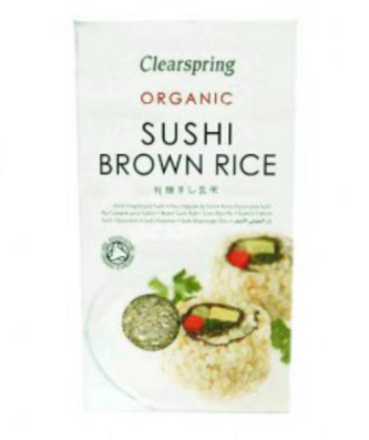 Clearspring Riz brun à sushi bio 500g