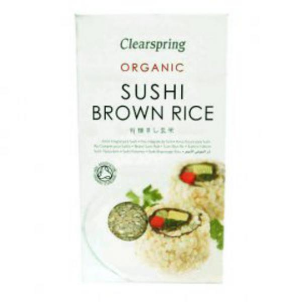 Clearspring Riz brun à sushi bio 500g