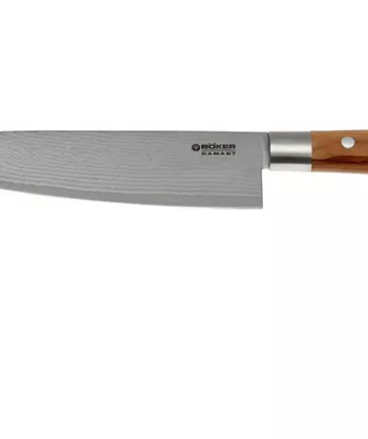 Couteau de chef Böker Damask Olive 21,2 cm, 130441DAM