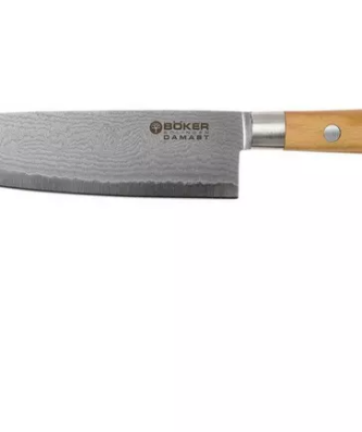 Petit couteau de chef Böker Damast Olive 15,5 cm, 130439DAM