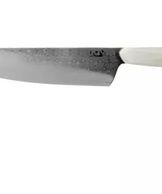 Xin Cutlery XinCore XC127 White G10, Red Liners, Damascus, couteau de chef 21,5 cm