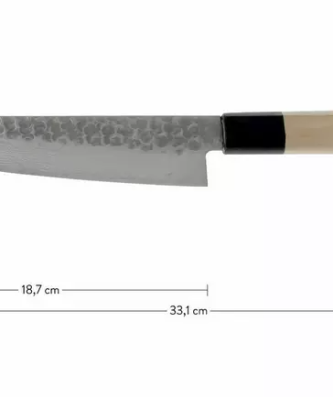 Sakai Takayuki Couteau de chef Damas 45 couches 18 cm