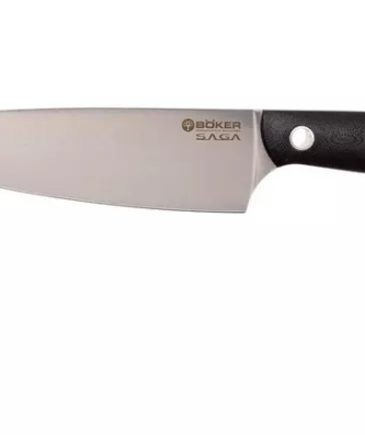 Böker 131267 Saga Couteau de chef 20 cm, bleu satiné