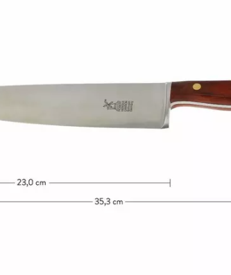 Robert Herder '1922' Couteau de chef 23 cm carbone