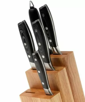 Eden Classic Damast 2030-S03, ensemble de 6 couteaux (avec bloc)