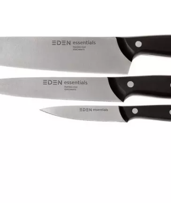 Ensemble de 3 couteaux Eden Essentials, 2000-S03